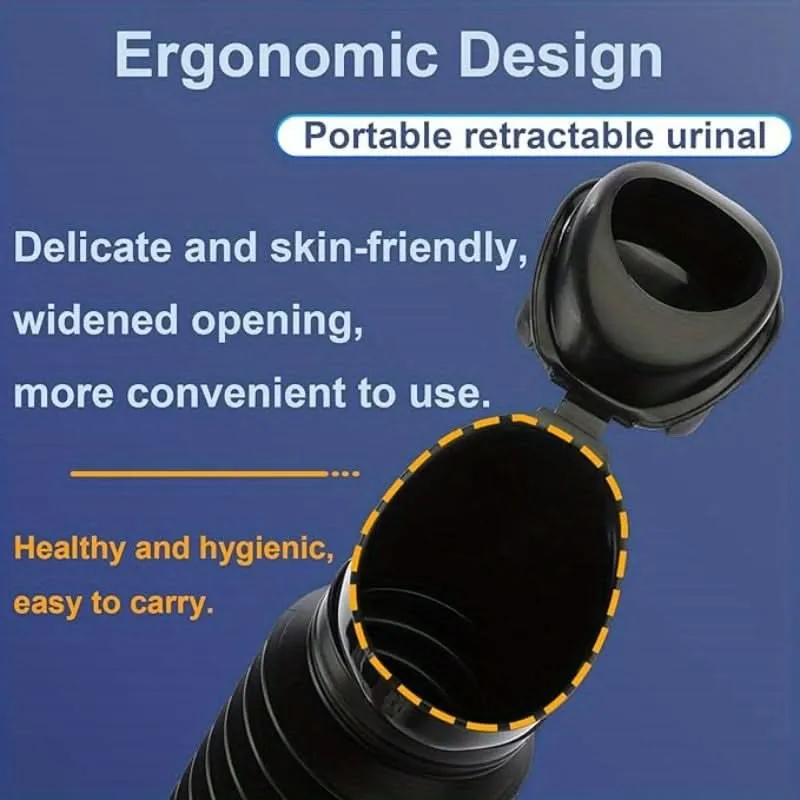 Portable Emergency Urinal (2-Pack) – 750ml, Leak-Proof, Reusable & Compact
