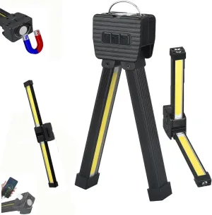 Posing Lamp,Gym Lamp for Posing,Portable Magnet LED Flashlight with Hanging Hook,7th Gear Dimming, USB Rechargeable Worklight,Power Bank Camping Light Gym Lamps 180 Degree Folding
