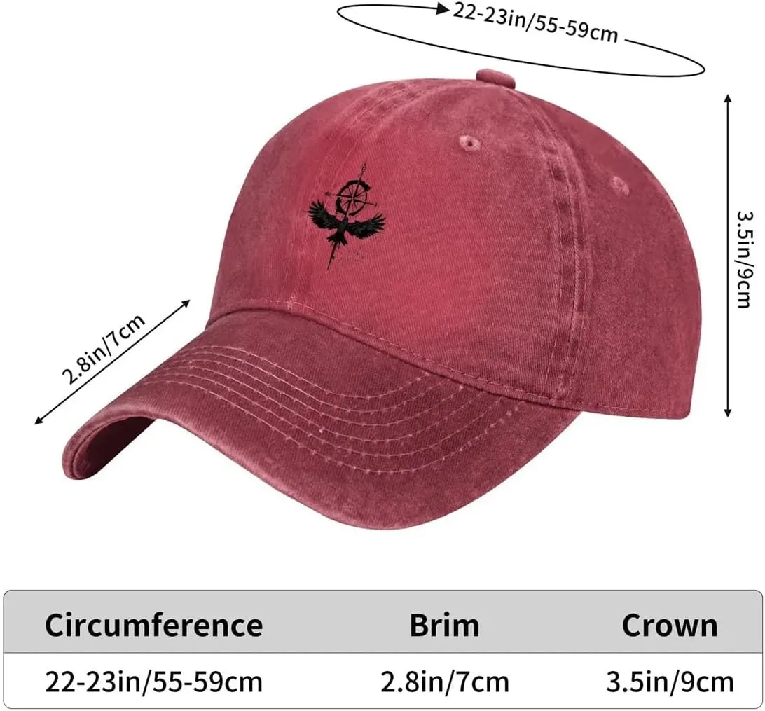 Praying Angel with Wings Vintage Denim hat Baseball Cap Men Women Peak Cap Outdoor Dad Hat