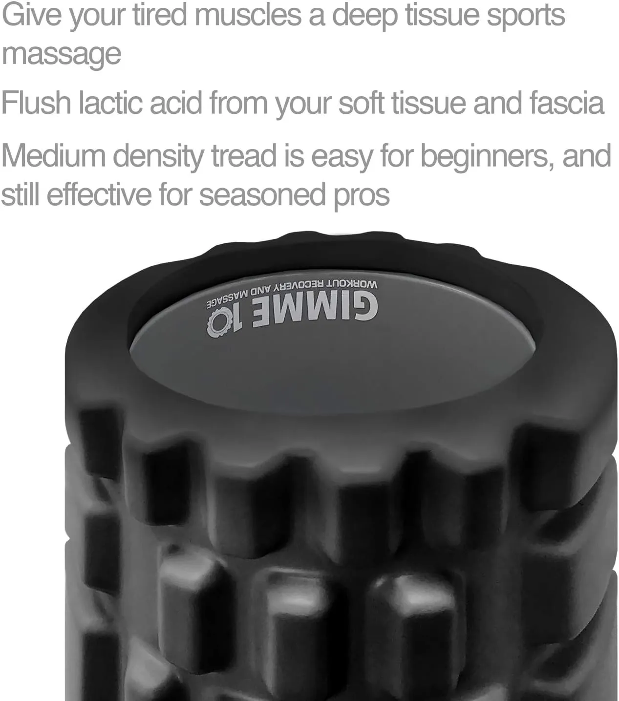 Premium Foam Roller – Compact High-Density Foam Roller for Deep Tissue Relief, Physical Therapy, and Fitness Recovery