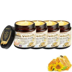 PureFlawless All-Body Powerful Skin Treatment Cream, PureFlawless Bee Venom Skin Treatment Cream, Body Blemish Repairing Skin Cream -50ML, Bee Venom Body Cream, Bee Venom Cream for All Skin Types (4)