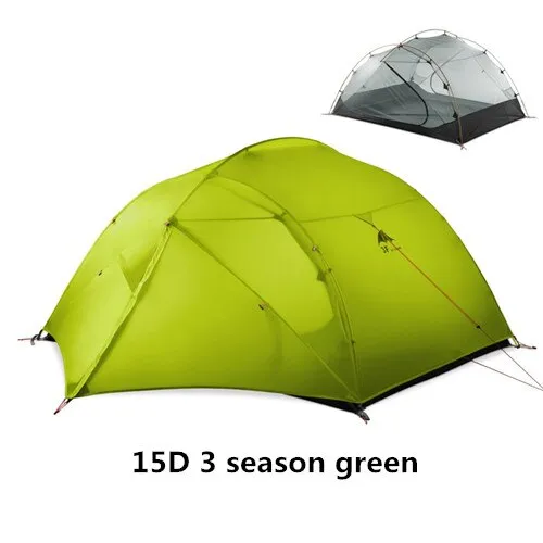 Qingkon 3 Person 4 Season 15D Camping Tent Outdoor Ultralight Waterproof Tent