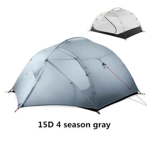 Qingkon 3 Person 4 Season 15D Camping Tent Outdoor Ultralight Waterproof Tent