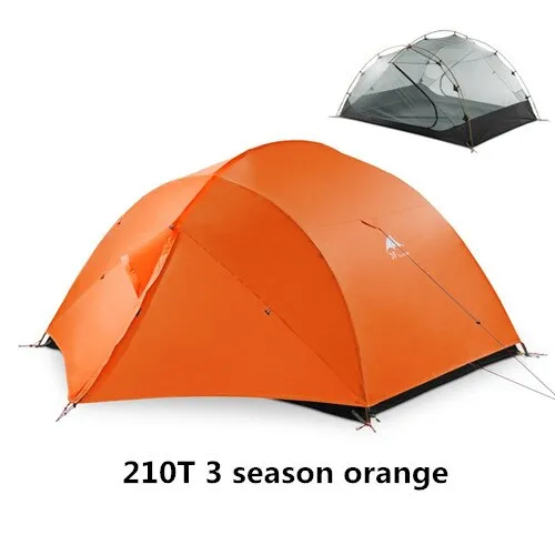 Qingkon 3 Person 4 Season 15D Camping Tent Outdoor Ultralight Waterproof Tent