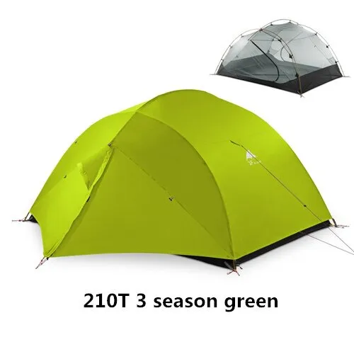 Qingkon 3 Person 4 Season 15D Camping Tent Outdoor Ultralight Waterproof Tent