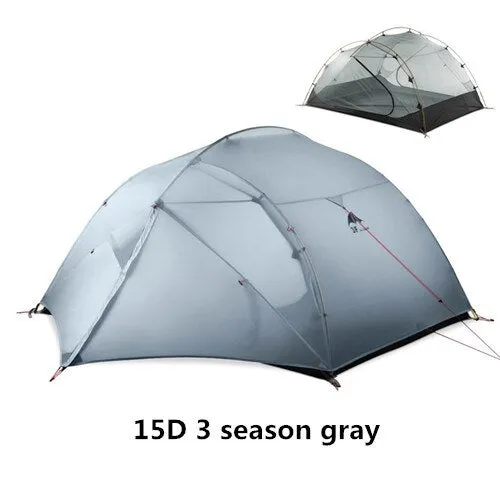 Qingkon 3 Person 4 Season 15D Camping Tent Outdoor Ultralight Waterproof Tent