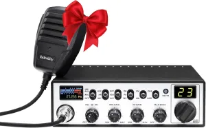 Radioddity CB-900 PRO CB Radio, AM/FM Mobile Radio with NOAA, RX & TX Noise Reduction, ASQ VOX Instant Emergency Channel 9, Support PA System, SWR High Alert for Trucker Driver