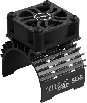 RC Cooling Fans 28000rpm 30mm Motor Fan with Metal Heatsink 3650 3660 540 550 Brushless Motor Replacement Parts for 1/10 RC Car Diameter 36-38mm Brushless Motor