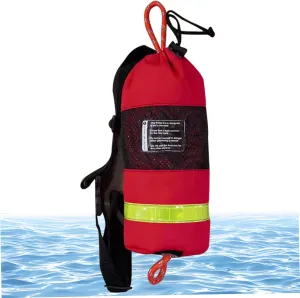 Rope Bag, 20cm Portable High Visibility Water Rescue Throw Bag with Rope, Floating Pouch for Outdoor Swimming, Kayaking, Rafting, Yachting