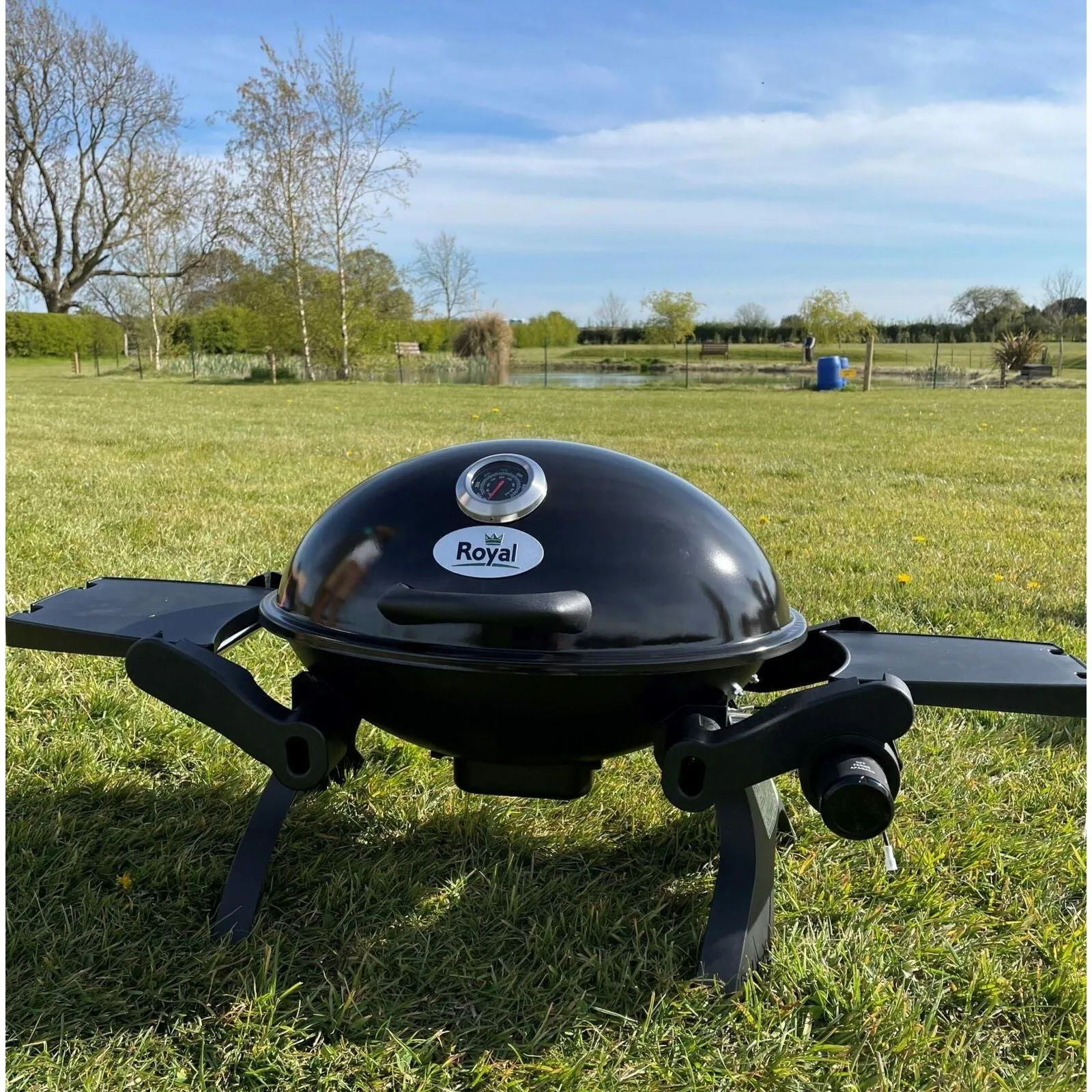 Royal Table Top Gas BBQ With Cast Iron Grill