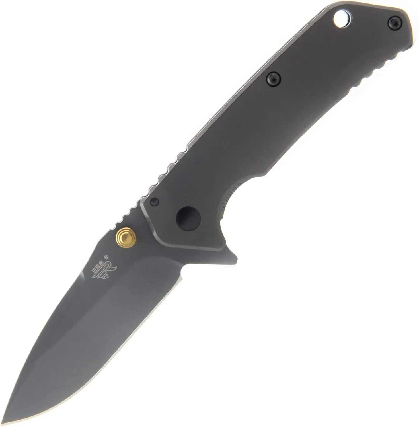 Sanrenmu 7056 Folding Pocket Knife 8cr14MoV Blade Frame Lock with Clip for Tactical Camping Hunting Survival Fishing Tool Portable ECD