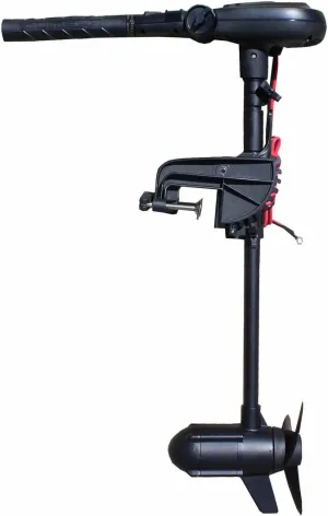 Saturn 12v 65 Lbs or 1 HP Thrust Short-Shaft Electric Tolling Motor For Inflatable Boats, Kaboats, Kayaks and Canoes