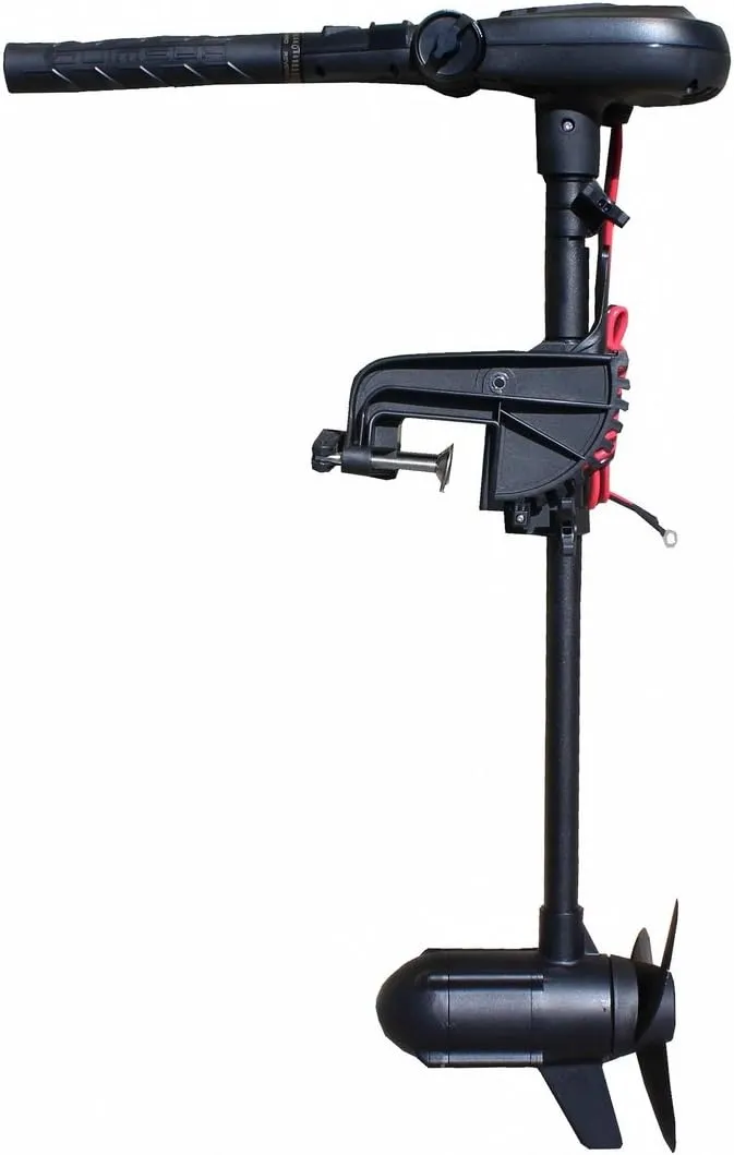 Saturn 12v 65 Lbs or 1 HP Thrust Short-Shaft Electric Tolling Motor For Inflatable Boats, Kaboats, Kayaks and Canoes