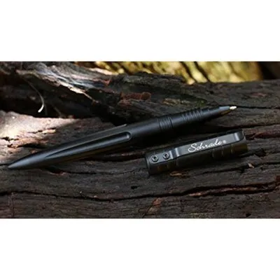 Schrade SCPENBK 5.7in Black Tactical Pen