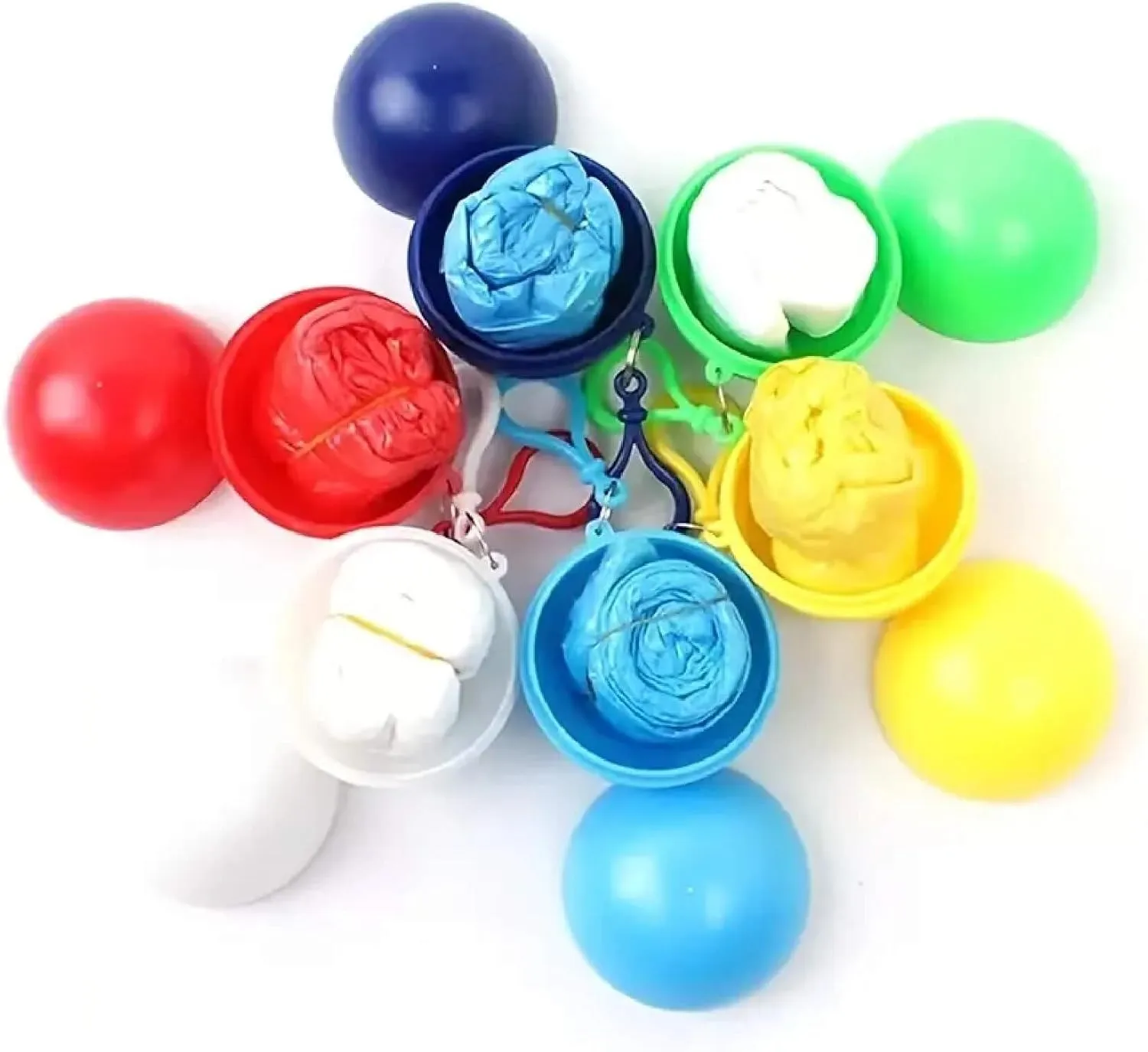 SEDLAV Emergency Raincoat Keychain - Mens Rain Coat, Rain Ponchos for Women, Portable Disposable Rain Ponchos for Adults in Compact 2.6" Plastic Ball with Buckle