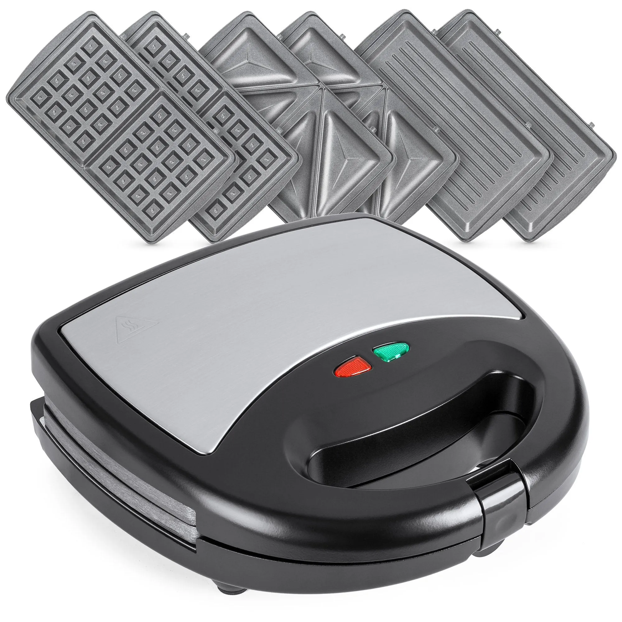 Shut Dishwasher Press Down 750W Value-packed Maker 3-in-1 Auto Safe Automation-ready Sandwich
