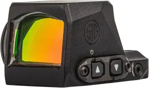 SIG SAUER Romeo-X Compact Pistol-Mounted Red Dot Sight - Rugged Durable Aluminum Lightweight Waterproof MOTAC Micro Open Reflex Sight with 15 Illumination Settings