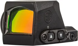 SIG SAUER Romeo-X Compact Pistol-Mounted Red Dot Sight - Rugged Durable Aluminum Lightweight Waterproof MOTAC Micro Open Reflex Sight with 15 Illumination Settings