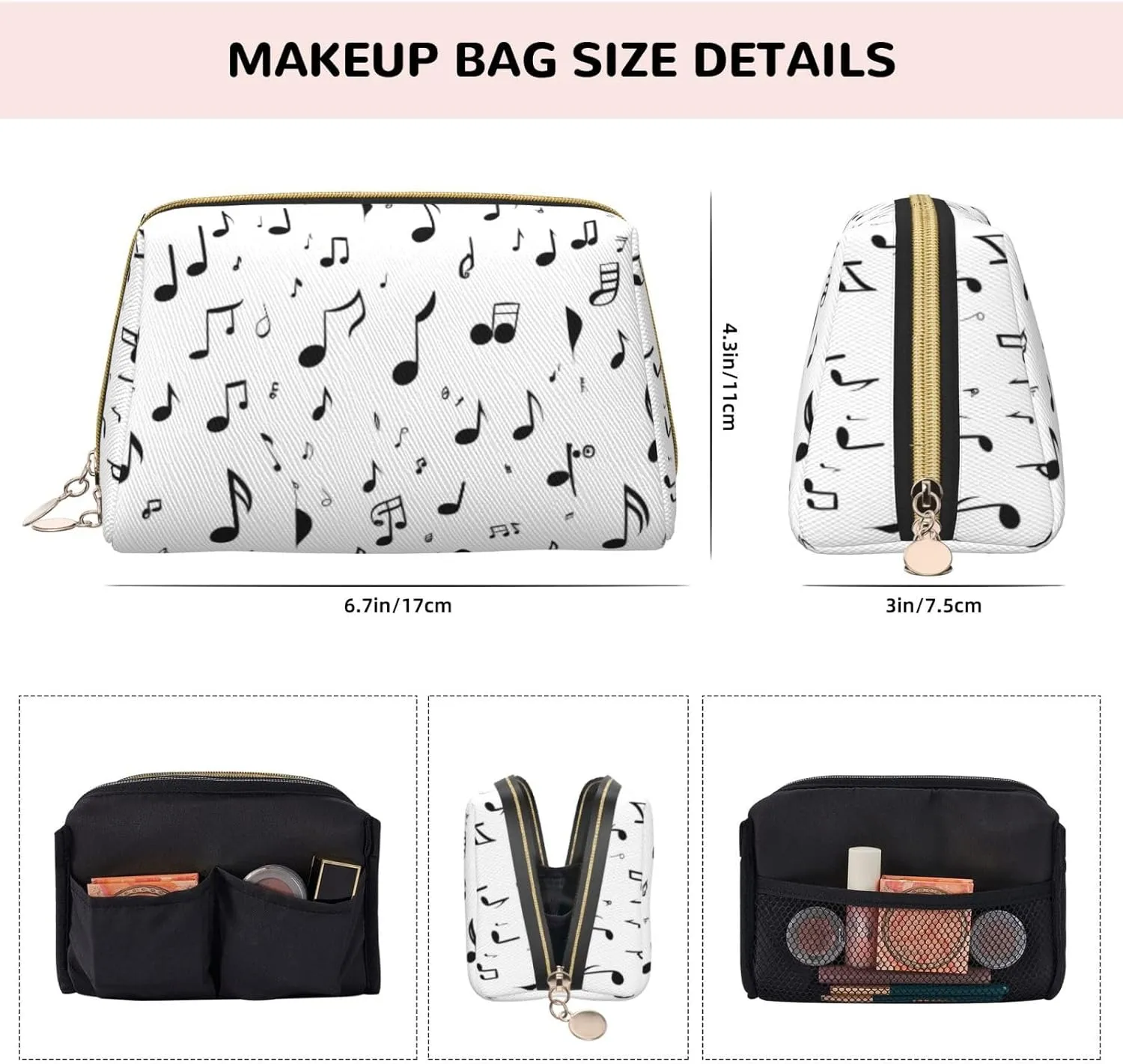 Sign Language Alphabet Toiletry Pouch, Travel-Friendly Makeup Organizer For Makeup Brushes, Lipsticks