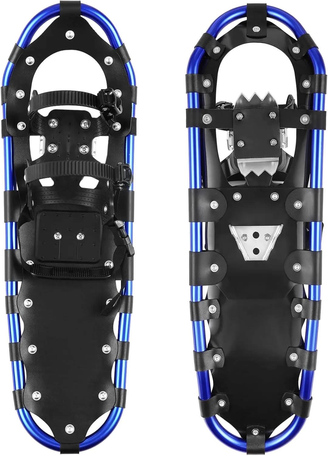 Snow Shoes, Snowshoe Set No Worries About Snow Entering Snowshoes Winter Camping Gear Ergonomic Design for Comfortable and Effortless Walking