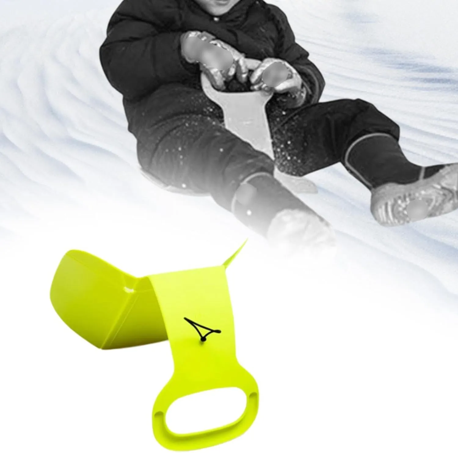 Snow Sled, Toboggan Sled, Portable Gift Sand Sliding Sled, Outdoor Sand Sled, Snow Sledding for Boys Girls Kids Adults