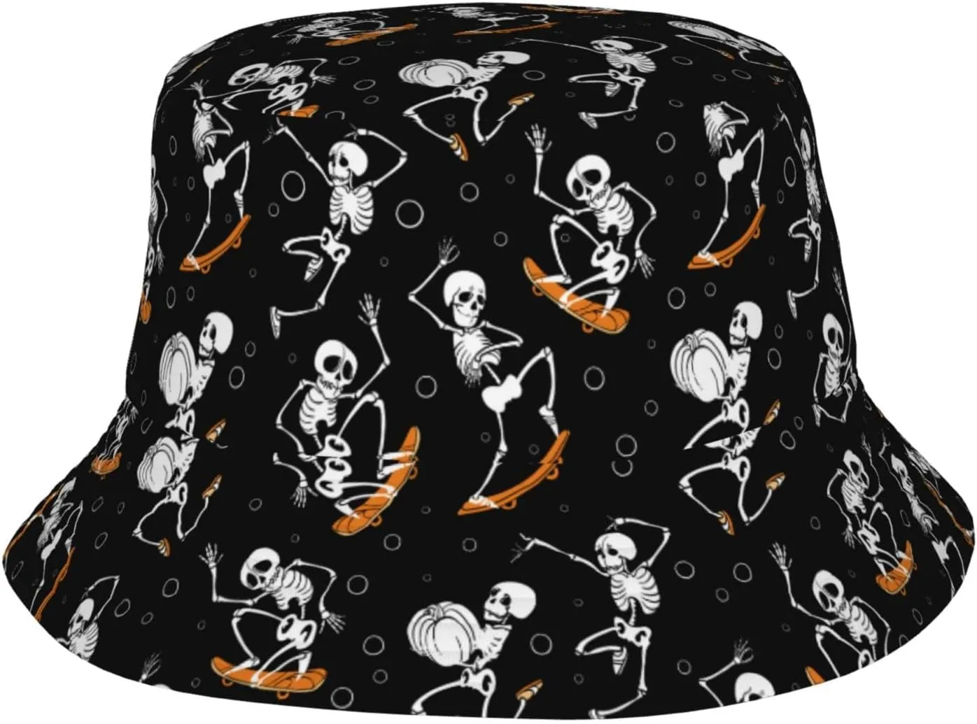 Snowflakes Bucket Hats for Women Summer Sun Beach Travel Outdoor Fishing Cap Men Bucket Hat