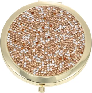 SOIMISS Led Lighted Diamond Makeup Mirror Compact Portable for Travel Perfect Present for Women Girls