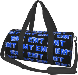 Sports Duffel Bag Emt-Emergency-Medical-Technician Foldable Travel Tote Bag Weekender Sleepover Carry On Bag