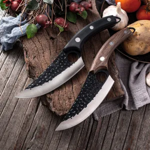 Stainless Steele Hand forged Chef's Boning Knife