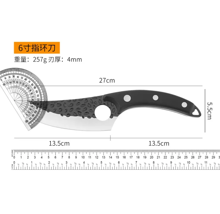Stainless Steele Hand forged Chef's Boning Knife