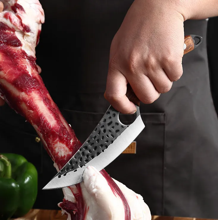 Stainless Steele Hand forged Chef's Boning Knife