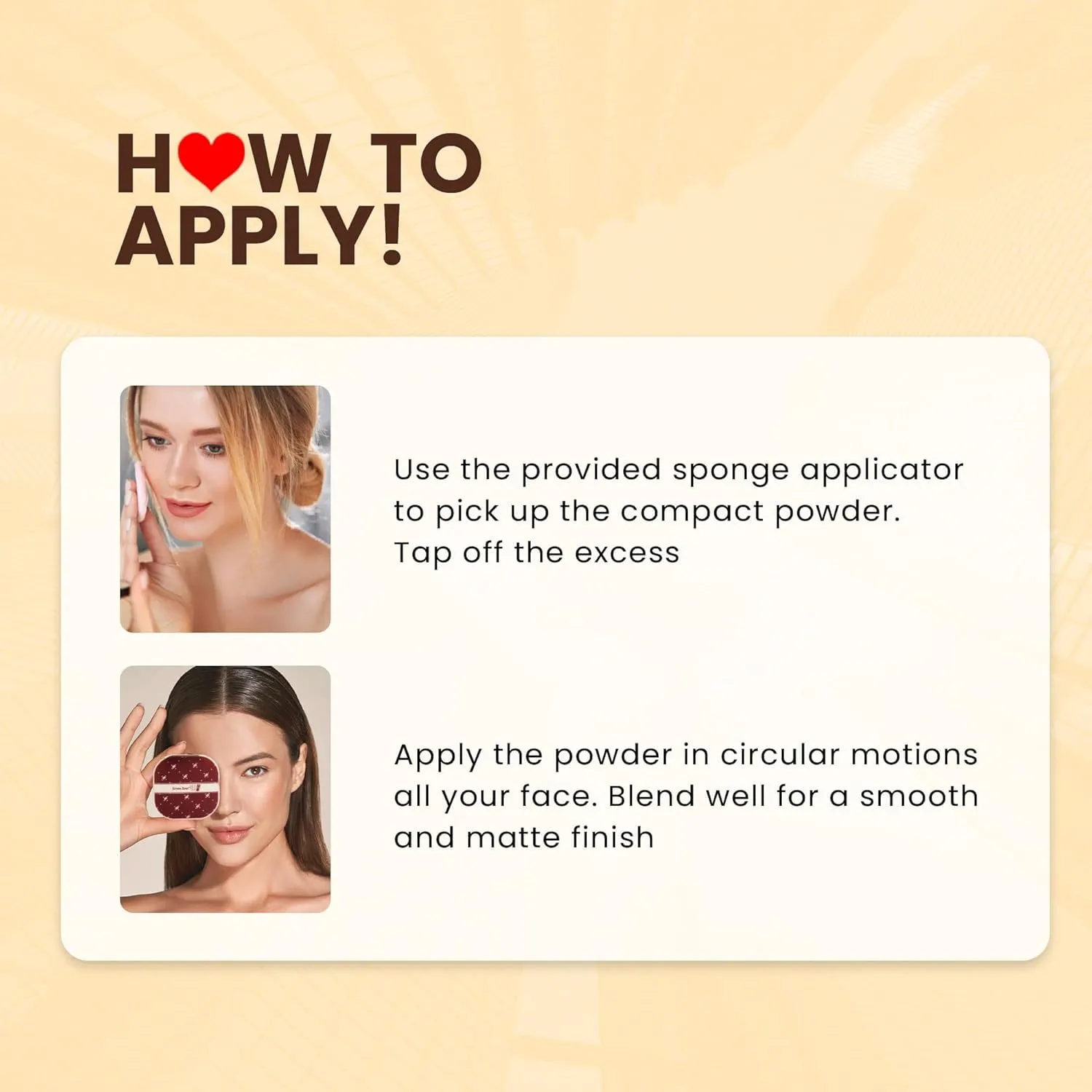 Stay Weightless Compact Powder | Oil Free | 2 in 1 Compact Powder | Long Lasting Wear (Natural, 43.4 g (Pack of 1))