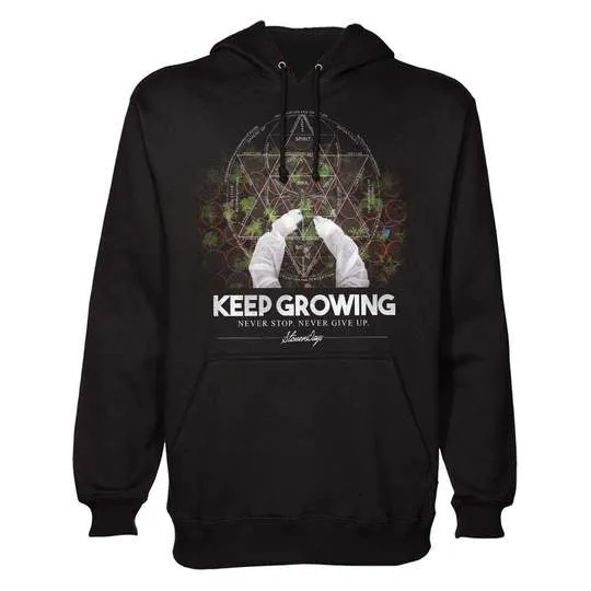 StonerDays Keep Growing Sacred Geometry Hoodie