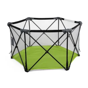 Summer Infant Pop ‘n Play Portable Playard, Green - Lightweight Play Pen for Indoor and Outdoor Use - Portable Playard with Fast, Easy and Compact Fold