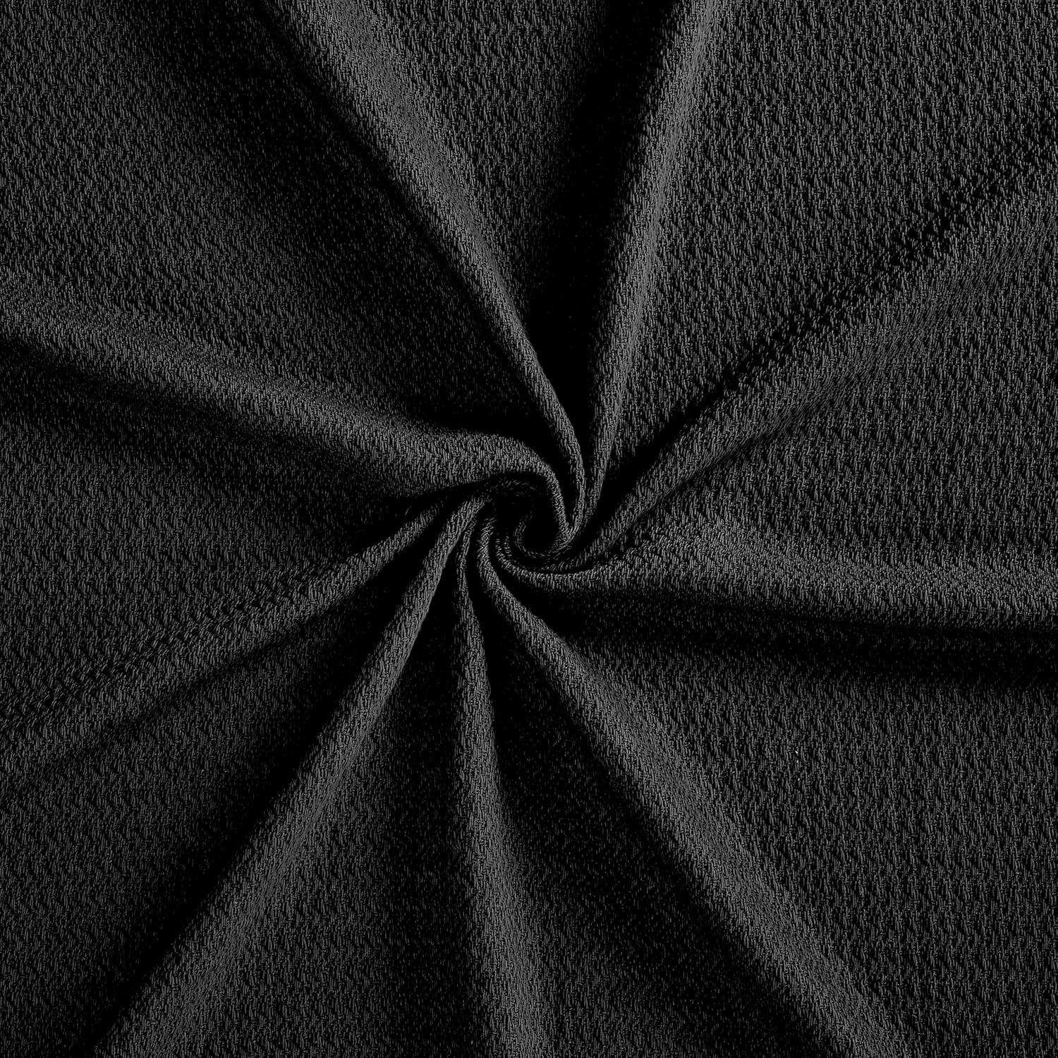 Superior Waffle Weave Cotton Blanket, for Picnic, Beach, Traveling or Camping, Comfy Blanket, Bedroom Decor, Essentials, Cover for Bed, Couch, Lounging, Honeycomb Knit, Full/Queen, Black