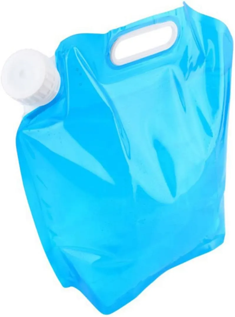 SUPVOX 3pcs Portable Folding Water Storage Bag for Outdoor Camping and Hiking Space-saving Design Food-grade Material Lightweight Water Carrier