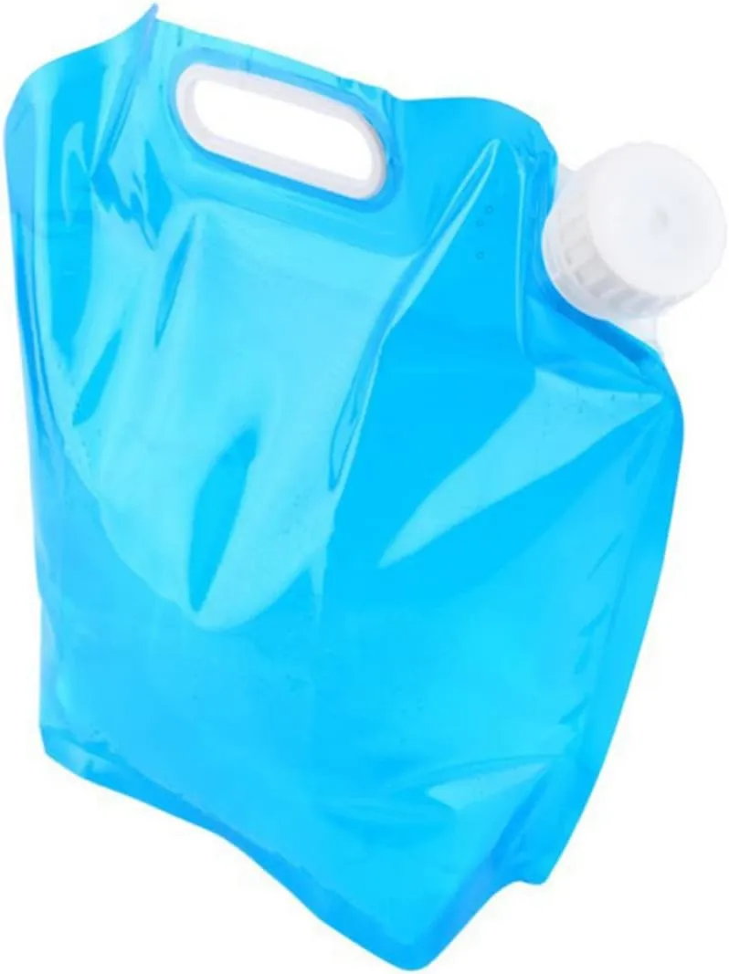 SUPVOX 3pcs Portable Folding Water Storage Bag for Outdoor Camping and Hiking Space-saving Design Food-grade Material Lightweight Water Carrier