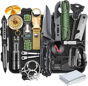 Survival Kit,19n1 Emergency Survival Gear & Equipment-Fishing
