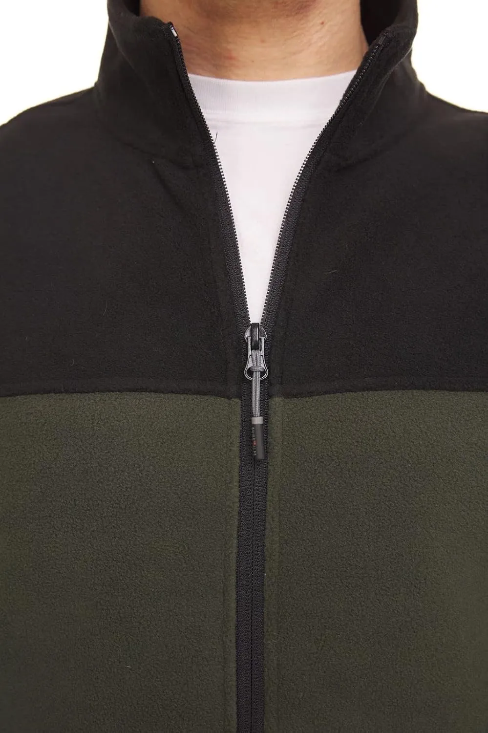 Swiss Alps Mens Full Zip Performance Polar Fleece Jacket Sweatshirt with Pockets