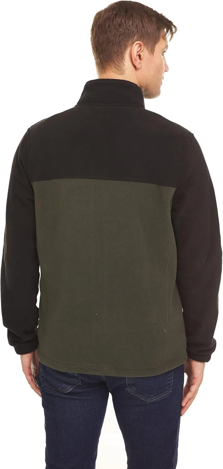 Swiss Alps Mens Full Zip Performance Polar Fleece Jacket Sweatshirt with Pockets