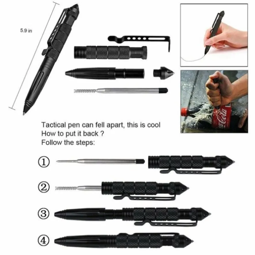 Tactical Emergency Survival Kit Outdoor Sports Hiking Camping SOS Tool Equipment V201-FAZ0039BU8AU