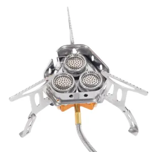 TARKA 3 Heads Gas Stove – Folding 5800W Camping Burner for Outdoor Cooking & BBQ