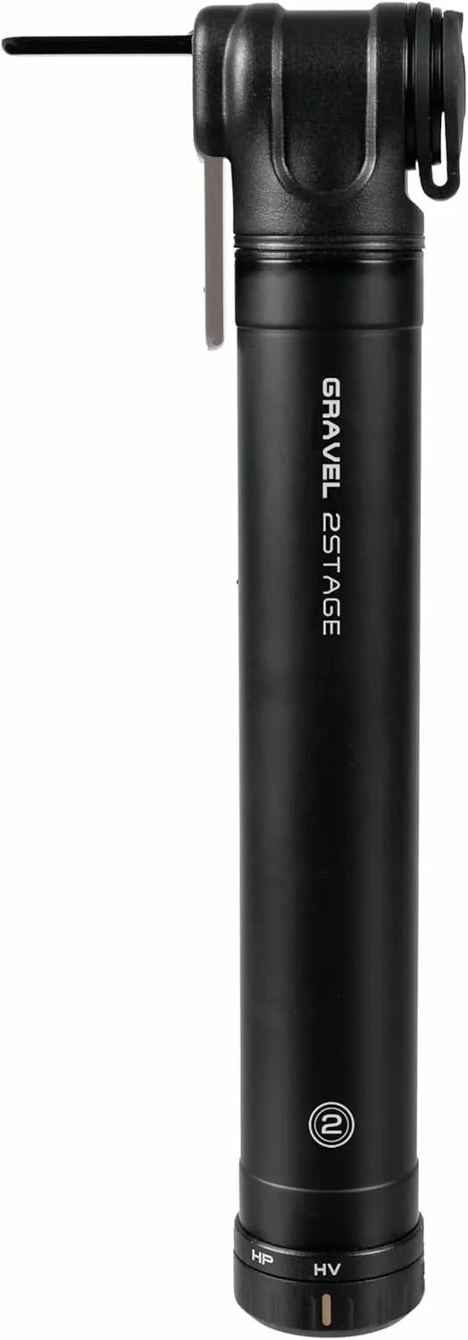 Topeak 2Stage Bike Pump, Gravel or Road Bike Use