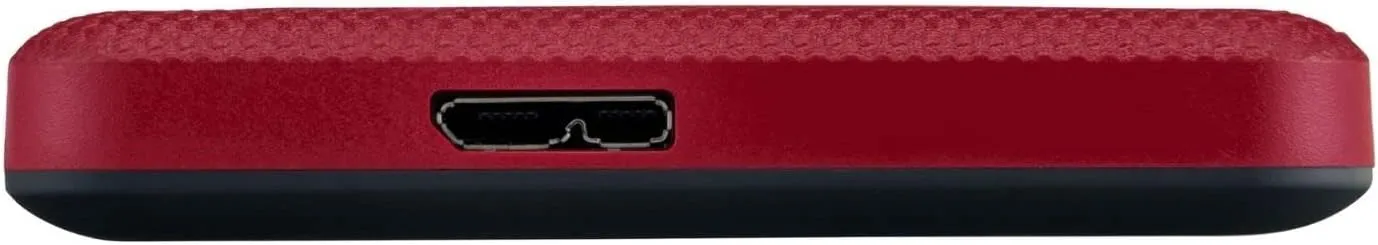 Toshiba Canvio Advance 2TB Portable External Hard Drive USB 3.0, Red - HDTCA20XR3AA