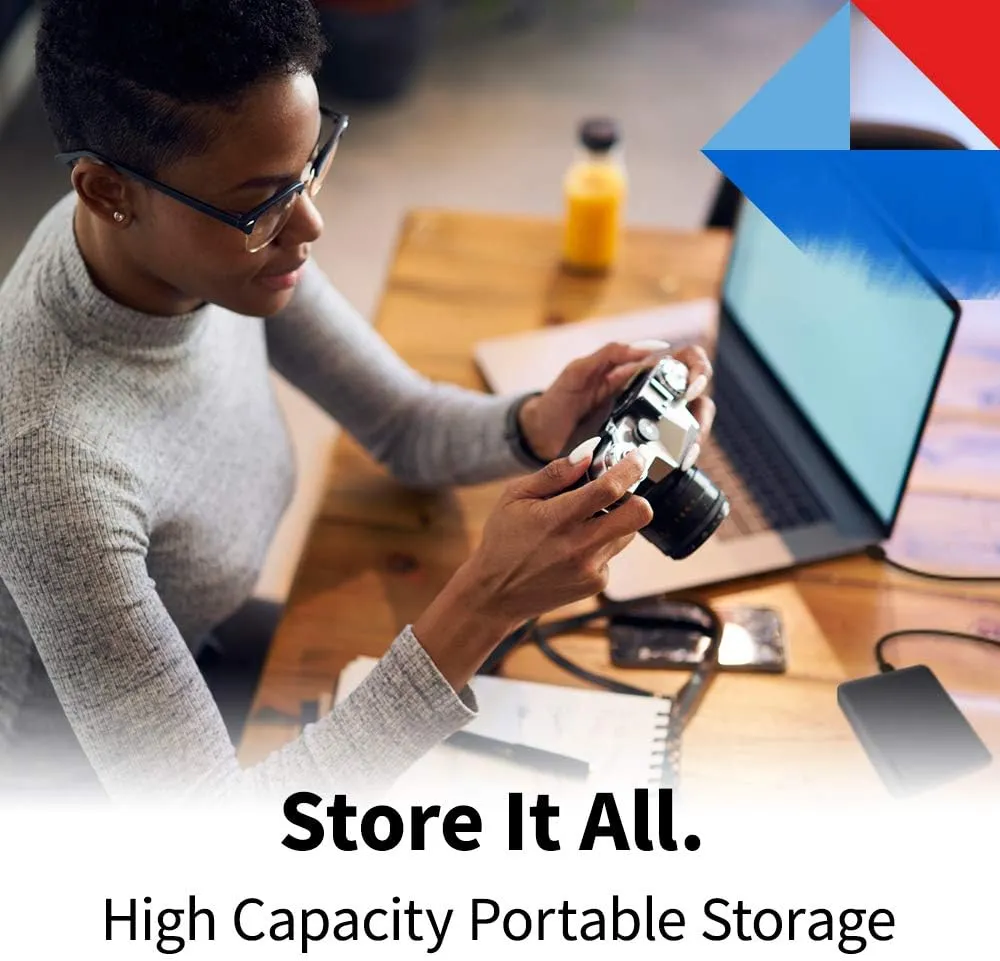 Toshiba Canvio Advance 2TB Portable External Hard Drive USB 3.0, Red - HDTCA20XR3AA