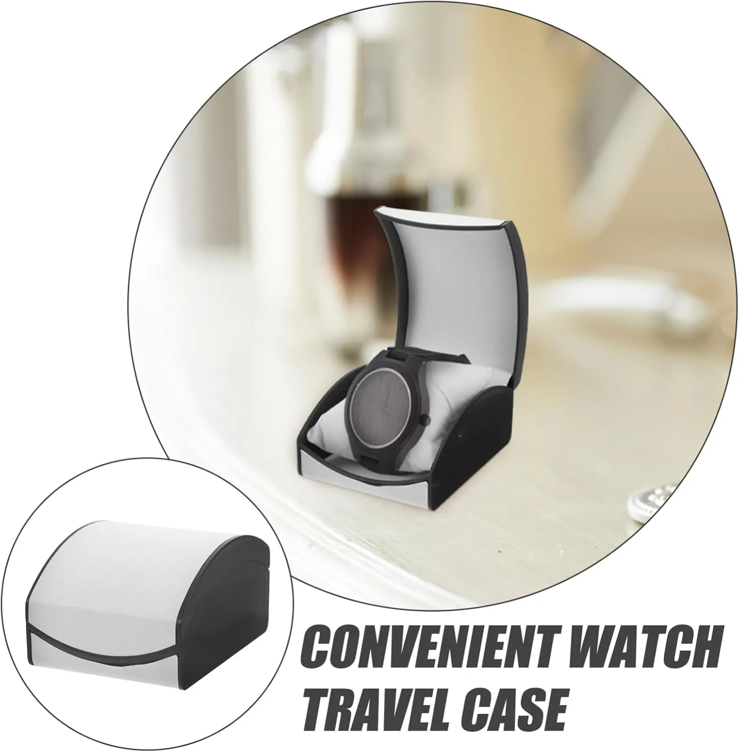 Travel Jewelry Box Organizer for Watches Compact and Lightweight Storage Case with Stylish Design for Men and Women for Everyday Use Gifting