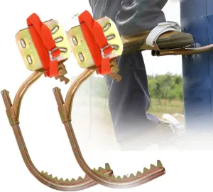 Tree Climbing Spike, Tree Care Crampons for Electricians, for High Altitude Logging Fruit Picking,300Model
