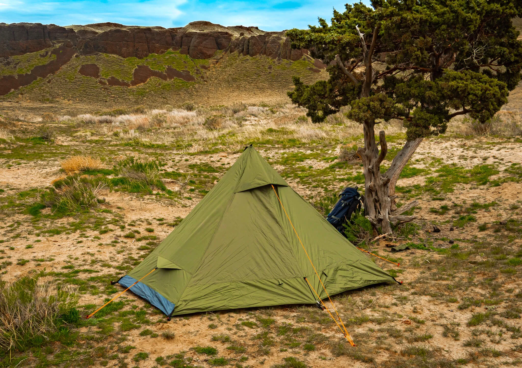 Trekker Tent 1, 1-Person Trekking Pole Backpacking and Camping Tent