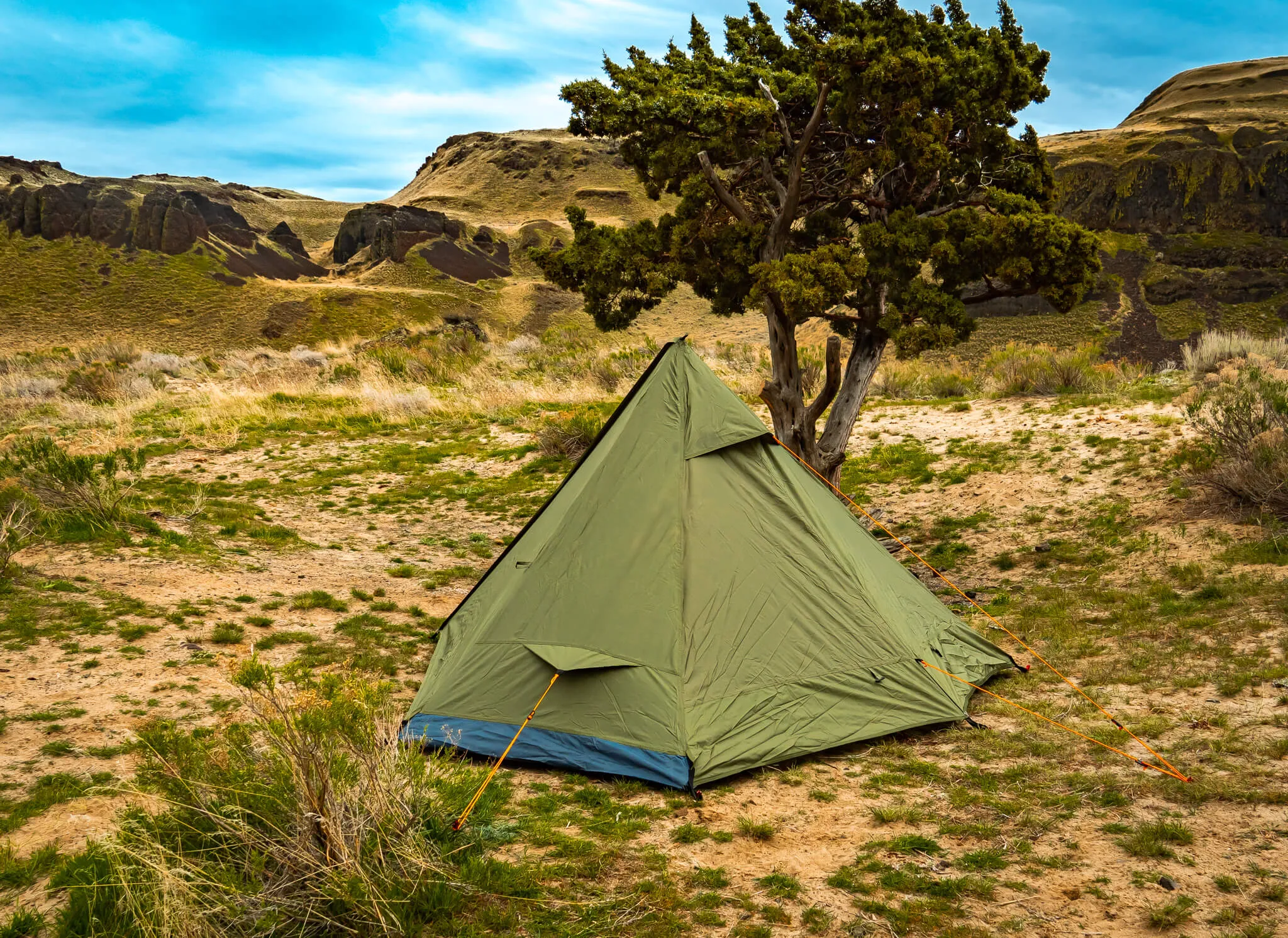 Trekker Tent 1, 1-Person Trekking Pole Backpacking and Camping Tent