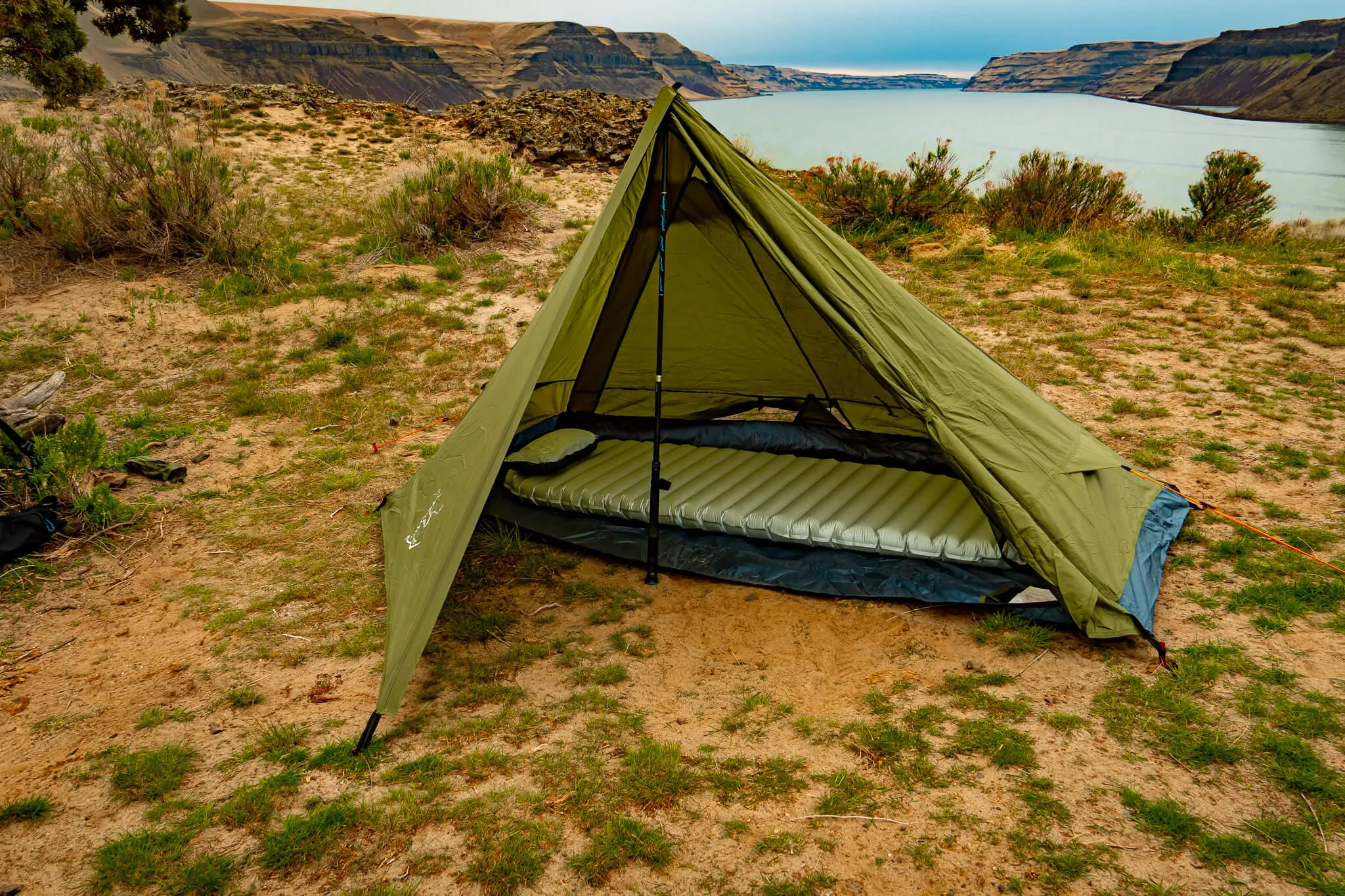 Trekker Tent 1, 1-Person Trekking Pole Backpacking and Camping Tent